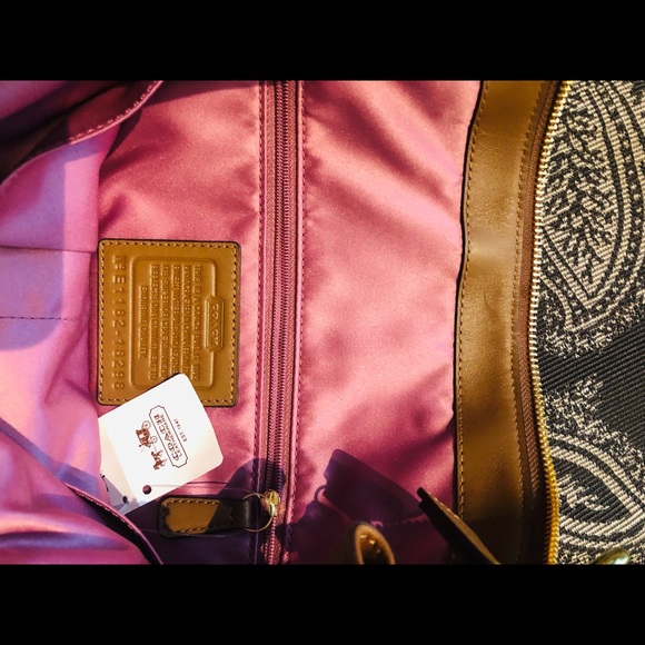 VINTAGE COACH HANDBAG - Picture 15 of 16